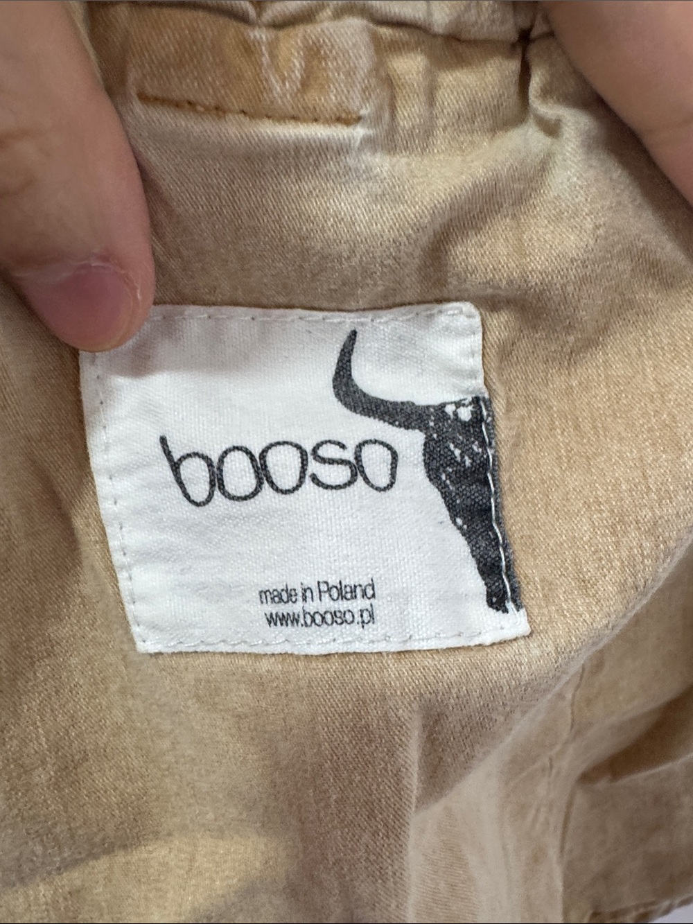 Kids' Drawstring Casual Shorts in Camel - Picture 3 of 4